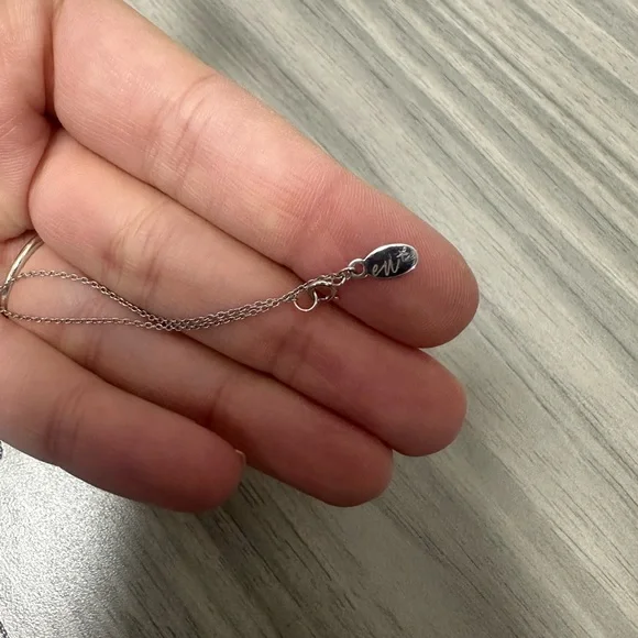 Daryl Ann Denner 14K White Gold Erica Woolston Cross Necklace - Picture 6 of 7